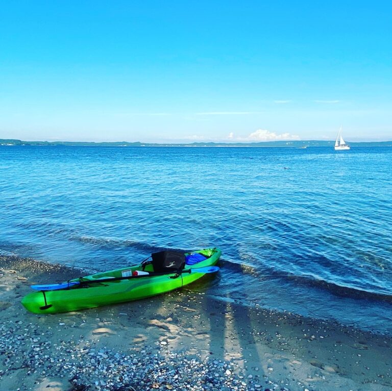 Kayaking on Little Traverse Bay