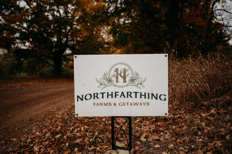 northfarthing farms cottage hillsdale michigan front sign 768x511
