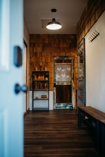 northfarthing farms cottage jonesville michigan entryway view through front door 399x600 1